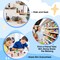 40PCS Little Jesus Figures, 10 Color Tiny Jesus Figurines in Bulk, Mini Jesus Figure Religious Gifts, Christian Mothers Day Teacher Appreciation Gifts for Kids Women Mom (40PCS)